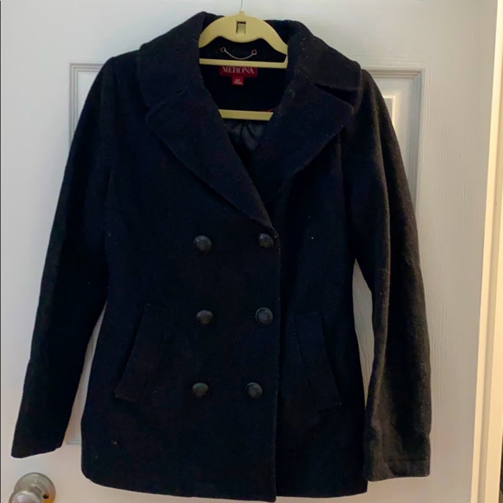 Merona Black Peacoat